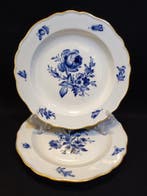 Meissen - Bord (2) - Ø 22,0 cm 2er Set antike