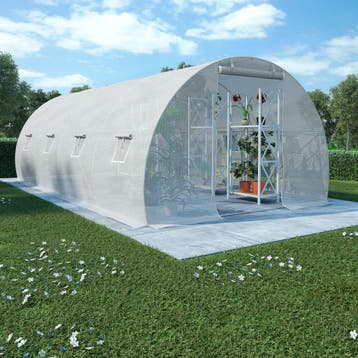vidaXL Kas 18 m² 600x300x200 cm, Verzenden, Nieuw