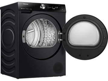 Hisense DH7S107BB - Warmtepompdroger - 10 kg - Zwart, Verzenden, Zo goed als nieuw