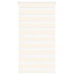 vidaXL Zebra rolgordijn 80x100 cm stofbreedte 75,9 cm, Verzenden, Nieuw, Beige