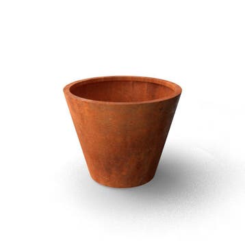 Geroba Conica B1conische plantenbak 1000x800mm - Cortenstaal, Verzenden, Nieuw