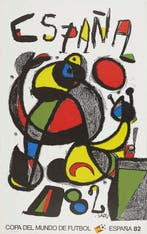 Joan Miro (1893-1983) - La fiesta, España 1982