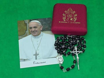 Rozenkrans - Paus Franciscus - Donato en Benedetto, Antiek en Kunst