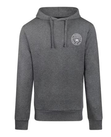 2dekans | McGregor Heren Graphic Hoodie Dark Grey Melange –, Kleding | Heren, Ophalen of Verzenden, Zo goed als nieuw, Maat 52/54 (L)
