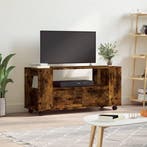 vidaXL Tv-meubel 102x34,5x43 cm bewerkt hout gerookt, 100 tot 150 cm, Verzenden, Nieuw, Minder dan 100 cm