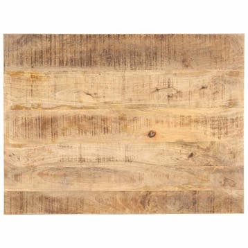 vidaXL Tafelblad 25-27 mm 90x70 cm massief mangohout, Huis en Inrichting, Tafels | Eettafels, Verzenden, Nieuw