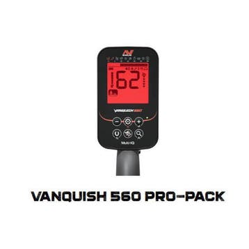 Minelab Vanquish 560 PRO PACK, Ophalen of Verzenden, Nieuw, Meer dan 30 cm, Instelbare gevoeligheid