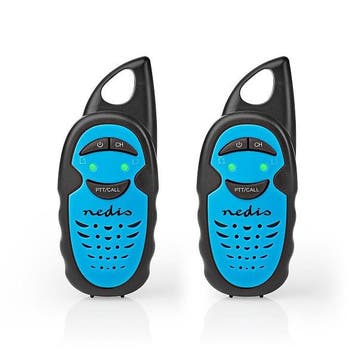 Walkie talkie | Nedis (Batterij, 3 kanalen, 3 km), Verzenden, Nieuw