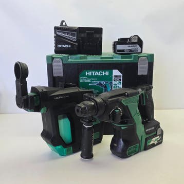 Hitachi DH18DBL 18V Accu Boorhamer Met Afzuiging In Koffer, Ophalen of Verzenden, Nieuw