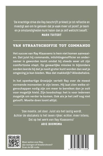 Groeipijn 9789463812399 Ray Klaassens, Verzenden, Gelezen, Ray Klaassens