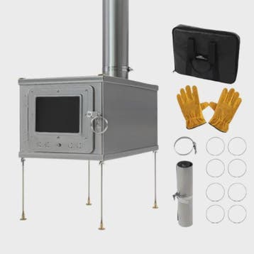 Lichtgewicht Opvouwbare Titanium Tentkachel voor Buitenkampe, Verzenden, Nieuw