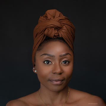 Bruine hoofddoek / bruine headwrap, Ophalen of Verzenden, Nieuw
