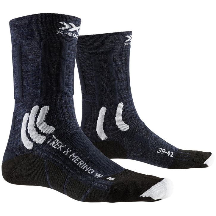 X-Socks Trek Merino Crew wandelsokken  Navyblauw - Dames (41, Sport en Fitness, Bergsport en Wandelen, Kleding, Nieuw, Verzenden