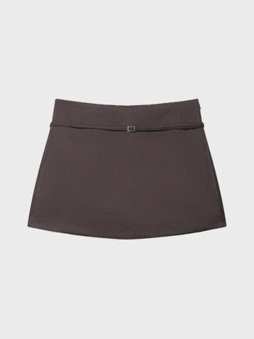 Modieuze Skort met Riem en Ritssluiting - Stijlvolle Casual, Kleding | Dames, Verzenden, Nieuw