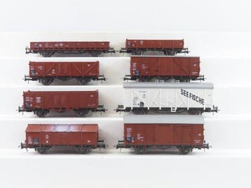 Roco H0 - 44002 - Modeltrein goederenwagonset (1) - 8-delige, Nieuw