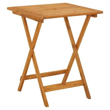 Balkontafel Hout 60x60cm | Massief | Laatste Stuk!, Tuin en Terras, Ophalen of Verzenden, Zo goed als nieuw, Vierkant, Hout