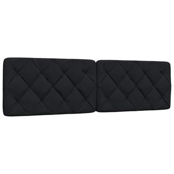 vidaXL Hoofdbordkussen 180 cm stof zwart, Verzenden, Nieuw, Zwart, Stof