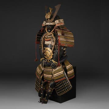 Zwart harnas  (tôsei gusoku) met gokani karahana