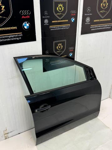 Portier 4-deurs rechts voor VW Polo 6R bj.2012 zwart/L041, Auto-onderdelen, Gebruikt, Voor, Volkswagen, Deur