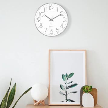Tyme Wandklok Modern - Goed Leesbaar - Stille 40cm Klok -, Ophalen of Verzenden, Zo goed als nieuw