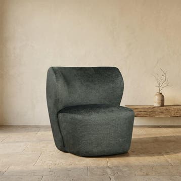 Fauteuil Rhona | Grijs, Huis en Inrichting, Ophalen of Verzenden, Nieuw