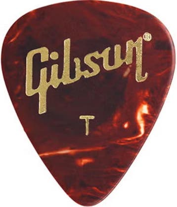 Gibson - Tortoise - Plectrum - Thin 12-pack, Ophalen of Verzenden, Nieuw, Akoestische gitaar