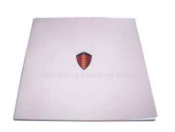 2014 Koenigsegg Agera R S Hundra One: 1 brochure Engels, Verzenden, Nieuw