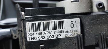 SCHAKELAAR 7H0 953 503 BP VAK 51G Volkswagen Transporter T5, Ophalen of Verzenden, Gebruikt, Volkswagen