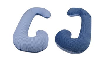 Zijslaapkussen Roze Geruit | Ergonomisch | 73% Korting, Ophalen of Verzenden, Zo goed als nieuw, Voedingskussen