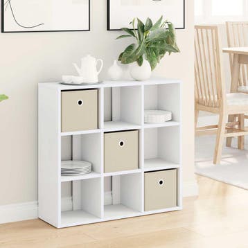 vidaXL Dressoir Wit 73,5 x 24 x 69,5 cm, Verzenden, Nieuw, 50 tot 100 cm, Minder dan 25 cm