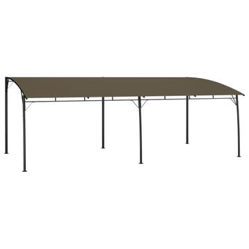 vidaXL Zonneluifel 6x3x2,55 m taupe, Verzenden, Nieuw