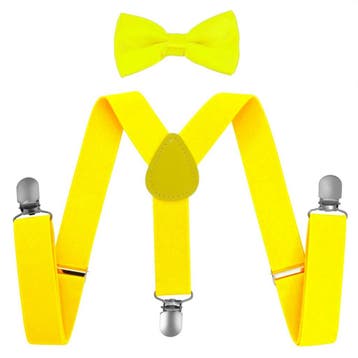 Fako Fashion - Kinder Bretels Met Vlinderstrik - 65cm -, Verzenden, Nieuw