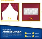 Zijwand voor paviljoen - 3x3m - 2 stuks - Rood - Tillvex®, Tuin en Terras, Partytenten, Verzenden, Zo goed als nieuw