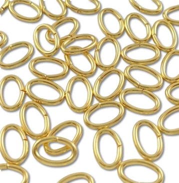 50 x DQ metaal buig ringetje ovaal 8 x 5,5mm - dikte 1,2..., Ophalen of Verzenden, Nieuw, Overige typen