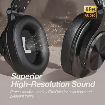 OneOdio Fusion A70 Draadloze Koptelefoon - Hi-Res Audio, 72u, Verzenden, Nieuw