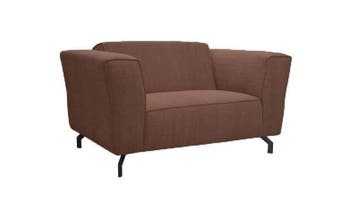 Wolvega Fauteuil - fauteuils - Bruin, Nieuw, Bruin, Stof