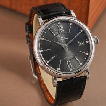 IWC - Portofino Automatic Grey Diamond - IW458102 - Heren -