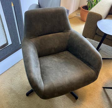 Fauteuil Ergo LOW, Ophalen, Nieuw, Leer
