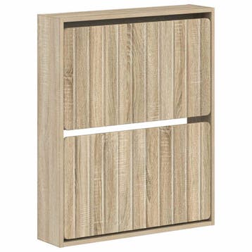 vidaXL Wandgemonteerde Schoenkast ZWOLLE 71 x 17 x 86 cm, Verzenden, Nieuw