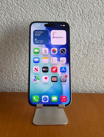 Apple iPhone 15 Plus 128GB Blauw / Garantie / Nette staat, 128 GB, Blauw, Refurbished, Ophalen of Verzenden