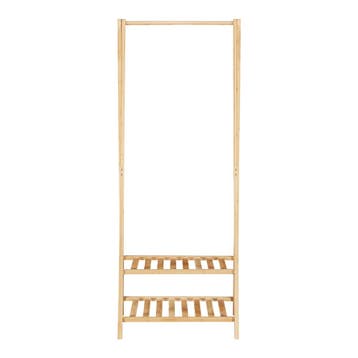 [en.casa] Bamboe kledingrek Öckerö 150x60x40 cm, Huis en Inrichting, Kasten | Kledingkasten, Verzenden, Nieuw