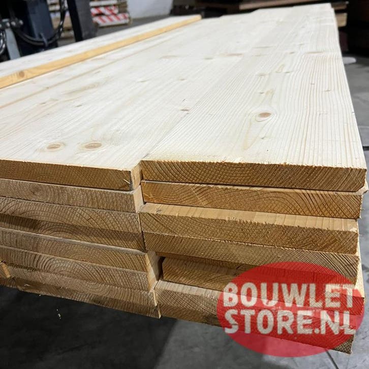 Vuren planken | steigerplanken | rabatdelen | Douglas, Doe-het-zelf en Verbouw, Hout en Planken, Plank, Nieuw, Geïmpregneerd, Vuren