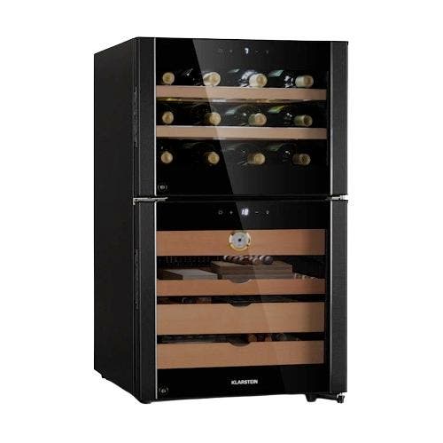 Humidor Wijnkoelkast Wijnklimaatkast Sigarenkast 108 Flessen, Witgoed en Apparatuur, Koelkasten en IJskasten, 100 tot 150 liter