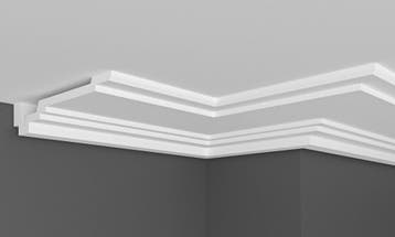 Kroonlijst P897 (160 x 32 mm), polyurethaan, lengte 2 m, Ophalen of Verzenden, Nieuw
