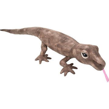 Komodo varaan knuffel - pluche XL - 110 cm - reptiel, Verzenden, Nieuw