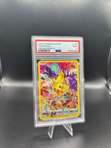 Pokémon - 1 Graded card - Pikachu 160 Secret rare - PSA 9 -, Nieuw