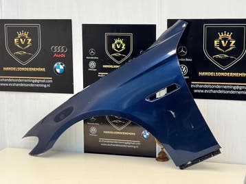 BMW 5-serie bj.2013 spatbord/zijscherm links kleur blauw, Gebruikt, Voor, BMW, Spatbord