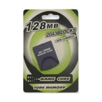Memory Card 128MB Gamecube Zwart (Nieuw), Spelcomputers en Games, Spelcomputers | Nintendo GameCube, Ophalen of Verzenden, Nieuw