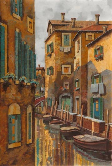 Guido Borelli - passaggio in laguna
