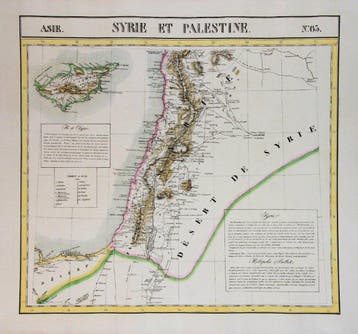 Palestina - Libanon, Cyprus; Philippe Vandermaelen - Syrie, Nieuw